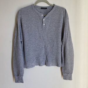 Brandy Melville Crop Thermal Top